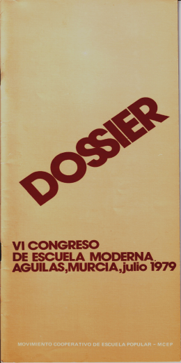 Dossier VI Congreso