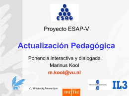Ponencia Actualizacion Pedagogica Oct 11 ESAP M KOOL