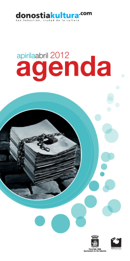 agenda - Donostia Kultura