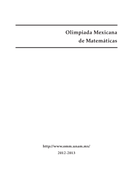 Engargolado12 - Olimpiada Mexicana de Matemáticas