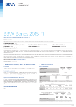 BBVA Bonos 2015, FI