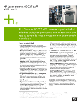 HP LaserJet serie M3027 MFP