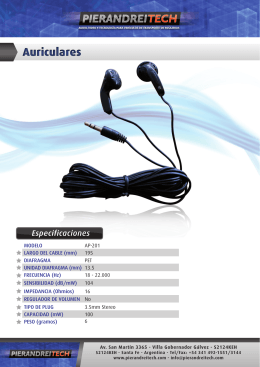 AP-201 Auriculares - folleto para web y mail