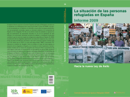 informe cear 2009 - Comisión Española de Ayuda al Refugiado