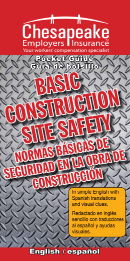 basic construction site safety - Chesapeake Employers Insurance