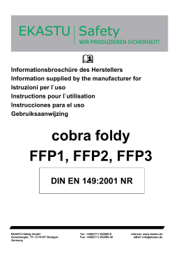 cobra foldy FFP1, FFP2, FFP3