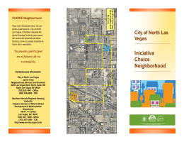 City of North Las Vegas Iniciativa Choice Neighborhood