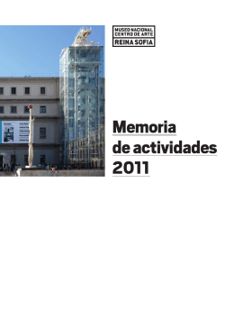 Memoria completa - Museo Nacional Centro de Arte Reina Sofía