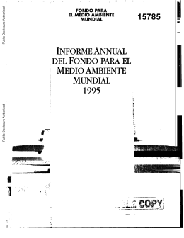 Informe Anual del 1995