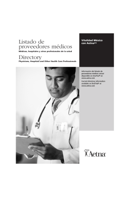 Listado de proveedores médicos Directory