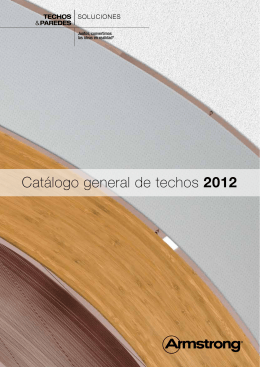 Catálogo general de techos 2012 - Armstrong