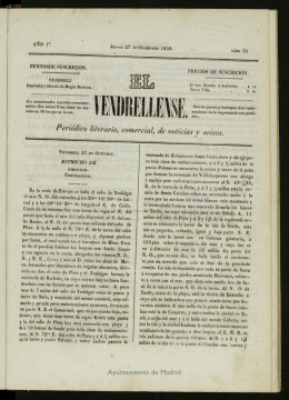 El Vendrellense del 27 de octubre de 1859, nº 53