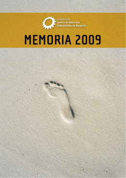 Memoria de Actividades CRANA 2009 (pdf 1,68 Mb)