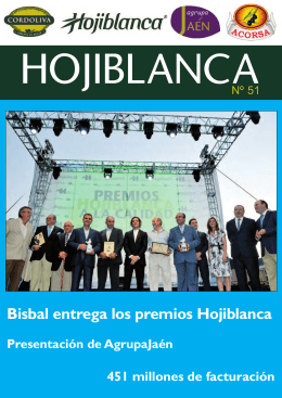 Bisbal entrega los premios Hojiblanca