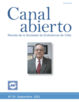 Revista de la Sociedad de Endodoncia de Chile Nº 24 Septiembre