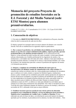 Informe Final - Universidad Politécnica de Madrid