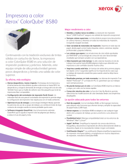 Impresora a color Xerox® ColorQube® 8580