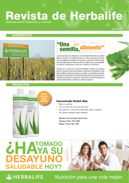 Revista de Herbalife - Herbalife Today Magazine
