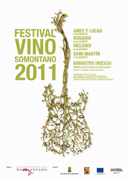Dossier de prensa Festival Vino Somontano 2011