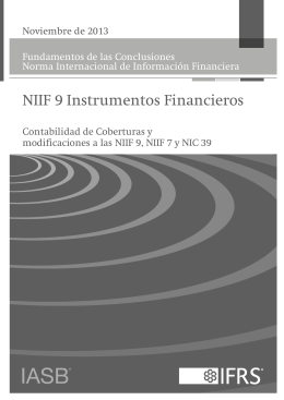 NIIF 9 Instrumentos Financieros