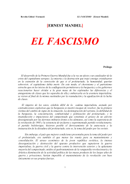 EL FASCISMO - Ernest Mandel