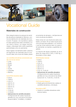 Vocational Guide - Continental Commercial Specialty Tires