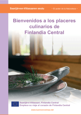 Bienvenidos a los placeres culinarios de Finlandia Central