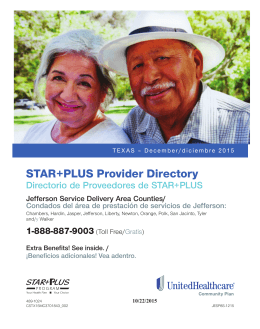 UnitedHealthcare Community Plan STAR+PLUS