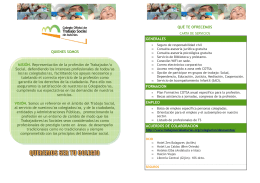 folleto nuevos colegiados2013 - Colegio Oficial de Trabajadores