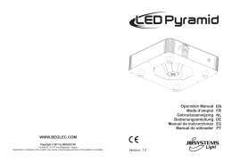 LED PYRAMID - user manual - V1.0