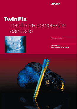 TwinFix Tornillo de compresión canulado