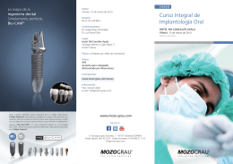 Curso Integral de Implantología Oral