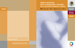 MODELO INTEGRADO • Manual de Operación 2009