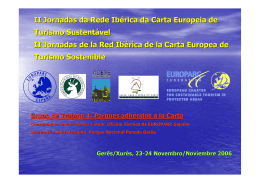 Actuaciones de Información y comunicación - EUROPARC