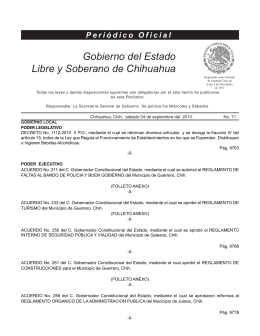 Sábado 4 de septiembre 2010 - Gobierno del Estado de Chihuahua