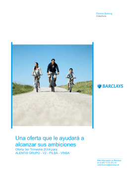 Oferta Barclays - UGT ILUNION Outsourcing