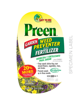 garden weed preventer plus fertilizer