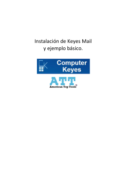 Instalación de Keyes Mail y ejemplo básico.