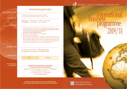 international business programme 2009/10