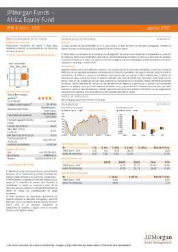 JPMorgan Funds - Africa Equity Fund