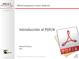 Introducción al PDF/A