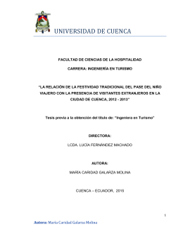 Tesis. PDF - Universidad de Cuenca