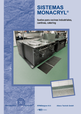 Sistemas Monacryl® -el sistema de suelos para cocinas industriales