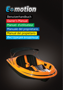Benutzerhandbuch Owner`s Manual Manuel d`utilisateur Manuale