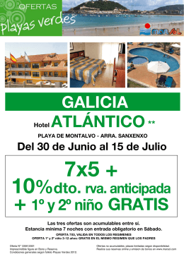 Hotel ATLÁNTICO** GALICIA