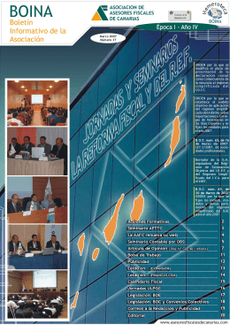 BOINA 37 Marzo 2007 - Asociación de Asesores Fiscales de Canarias