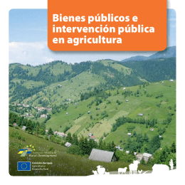Bienes públicos e intervención pública en agricultura
