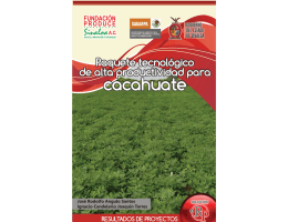 MC CACAHUATE 2010.indd - Fundación Produce Sinaloa