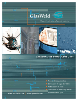 Catálogo de Productos GlasWeld