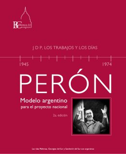 Perón : Modelo argentino para el proyecto nacional